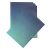 2 Pack - Craft Perfect Ombre Glitter Cardstock 8.5"X11"-Under The Sea - OMBREGLT-8921E