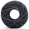 3 Pack - Aunt Lydia's Classic Crochet Thread Size 10-Super Glow Black Pinstripes - 154-1GGN8