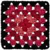3 Pack - Red Heart All in One Granny Square-Ruby Red - E310GS-1GGMZ
