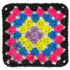 Red Heart All in One Granny Square-Neon Lights - E310GS-1GGN4