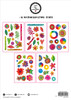 Art By Marlene Signature Collection Washi Sticker Sheet 20/P-Nr. 28, Colorful Elements - 5A002GTM-1GJ7P