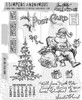 Tim Holtz Cling Stamps 7"X8.5"-Santa Visit - CMS-LG-1GHTY