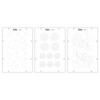 Sizzix Clear Stamp Set 5/Pkg W/Stencils 3/Pkg By Cat Kerr-Ikigai - 5A002BLH-1GF32 - 630454290445