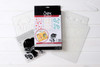 Sizzix Clear Stamp Set 5/Pkg W/Stencils 3/Pkg By Cat Kerr-Ikigai 5A002BLH-1GF32