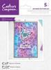 Crafter's Companion 3D Embossing Folder, Die & Acrylic Stamp-Splendid Butterflies 5A002G01-1GHDS - 195094133755