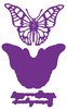 Crafter's Companion 3D Embossing Folder, Die & Acrylic Stamp-Splendid Butterflies 5A002G01-1GHDS