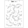 Sizzix A5 Cosmopolitan Stencil By Stacey Park 2/Pkg-Petals Adornment - 5A00282H-1GB4H