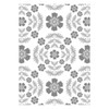 Sizzix Textured Impressions Embossing Folder By Eileen Hull-Floral Damask - 5A002826-1GB4V