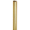 6 Pack - Wilton Tall Birthday Candles-Gold - 5A002HB2-1GJVV