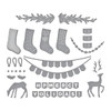 Spellbinders Etched Dies By Simon Hurley-Mantle Decorations, Timeless Trees 5A002GCC-1GHWS
