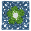 3 Pack Red Heart All In One Granny Square Yarn-COME ON CLOVER 5A002GBS-1GHV6