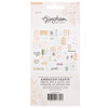 3 Pack - Gingham Garden Ephemera Die-Cuts 50/Pkg-Icons W/Gold Foil Accents - CP014014