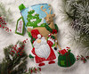 Bucilla Felt Stocking Applique Kit 18" Long-Gnomes Snowy Surprise - 5A002HRL-1GKB7