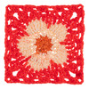 Red Heart All In One Granny Square Yarn-RED HOT PHLOX - 5A002GBS-1GHW5