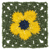 Red Heart All In One Granny Square Yarn-GOLDENROD - 5A002GBS-1GHVK