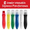 Little Creatives Jumbo Squeezing Paintbrush-Primary - 5A002JG8-1GKZH