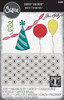 Sizzix Sidekick Texture Fades Embossing Folder By Tim Holtz -Birthday - 5A002980-1GCLN - 630454291398