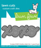 3 Pack Lawn Cuts Custom Craft Die-Scripty XOXO Outline Add-on 5A002JW3-1GLDR - 783385673310