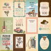 25 Pack Cowgirl Double-Sided Cardstock 12"X12"-3X4 Journaling Cards 5A002LBH-1GMMP