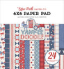 Echo Park Double-Sided Paper Pad 6"X6"-Yankee Doodle 5A002LCH-1GMQQ - 810179816032