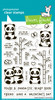 Lawn Fawn Clear Stamps 4"X6" -I Heart Pandas - 5A002JVY-1GLDS - 789554583299