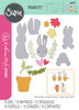 Sizzix Thinlits Die Set By Catherine Pooler 15/Pkg-Bunny Bits & Blooms #2 - 5A002CNF-1GG55