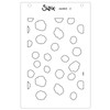 Sizzix A6 Stencil By Stacey Park 4/Pkg-Serene Sophisticate #2 - 5A002CNY-1GG56
