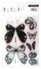 Studio Light Art By Marlene Clear Stamps 12/Pkg-Nr. 779 Layered Butterflies - 5A002M04-1GNL8