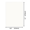 Craft Perfect Smooth Cardstock 8.5"X11" 5/Pkg-White - 9932E