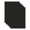 Craft Perfect Smooth Cardstock 8.5"X11" 5/Pkg-Black 9934E
