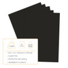 Craft Perfect Smooth Cardstock 8.5"X11" 5/Pkg-Black 9934E