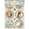 Stamperia Rice Paper Sheet A4 6/Pkg-Masquerade - 5A002LG0-1GN5B - 5993110040613
