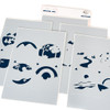 Pinkfresh Studio 4.25"X5.5" Stencils-Four Seasons - 5A002MLT-1GP1H - 716892111365