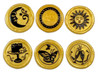 Stamperia Wax Seal Set 6/PKG-Celebration - 5A002LHV-1GN66 Stamperia Wax Seal Set 6/PKG-Celebration - 5A002LHV-1GN66