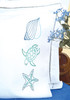 Jack Dempsey Stamped Pillowcases W/White Perle Edge 2/Pkg-Beach - 5A002MHC-1GNY6 Jack Dempsey Stamped Pillowcases W/White Perle Edge 2/Pkg-Beach - 5A002MHC-1GNY6