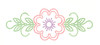 Jack Dempsey Stamped Pillowcases W/White Lace Edge 2/Pkg-Cross-Stitch Floral Design - 5A002MJ3-1GNYF