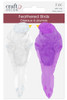 Craft D?cor Essentials FeatheredBird 4.3" 2/Pkg-Flair - 5A002LV5-1GNJG - 775749280470