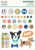 Fur Baby Dog - Decorative Brads-27 Brads, 5 Chipboard - 5A002N2X-1GPH3 - 810150776133 Fur Baby Dog - Decorative Brads-27 Brads, 5 Chipboard - 5A002N2X-1GPH3 - 810150776133