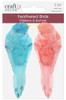 Craft D?cor Essentials FeatheredBird 4.3" 2/Pkg-Pastel - 5A002LTX-1GNJ5 - 775749280401