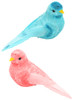 6 Pack - Craft D?cor Essentials FeatheredBird 4.3" 2/Pkg-Pastel - 5A002LTX-1GNJ5