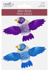 6 Pack - Craft D?cor Essentials FlyingBirds 3.8" 2/Pkg-Violet - 5A002LTV-1GNJ8 - 775749261851
