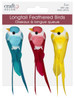 6 Pack - Craft Decor Essentials Longtail Feather Bird 3/Pkg-Brite - 5A002LV1-1GNJJ - 775749261868 6 Pack - Craft Decor Essentials Longtail Feather Bird 3/Pkg-Brite - 5A002LV1-1GNJJ - 775749261868