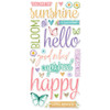 2 Pack - Simple Vintage Flower Shoppe Foam Stickers-67/Pkg - 5A002N1X-1GPH9