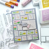 6 Pack Pinkfresh Studio Stencils 5/Pkg-Classic Correspondence 5A002MYB-1GPCV