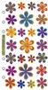 6 Pack - Sticko Stickers-Funky Flowers - SPOP07