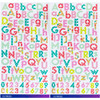 6 Pack - Sticko Alphabet Stickers-Bright Multi Pattern Small - 5290285