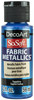 3 Pack - DecoArt SoSoft Fabric Metallics Acrylic Paint 2oz-Sapphire - DSM2OZ-36 - 766218115775