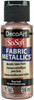3 Pack - DecoArt SoSoft Fabric Metallics Acrylic Paint 2oz-Rose Gold - DSM2OZ-31 - 766218115720