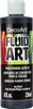 3 Pack - DecoArt FluidArt Ready-To-Pour Acrylic Paint 8oz-Jet Black - DFA-20 - 766218117984
