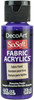 3 Pack - DecoArt SoSoft Fabric Acrylic Paint 2oz-Dioxazine Purple - DSS2OZ-32 - 766218053947